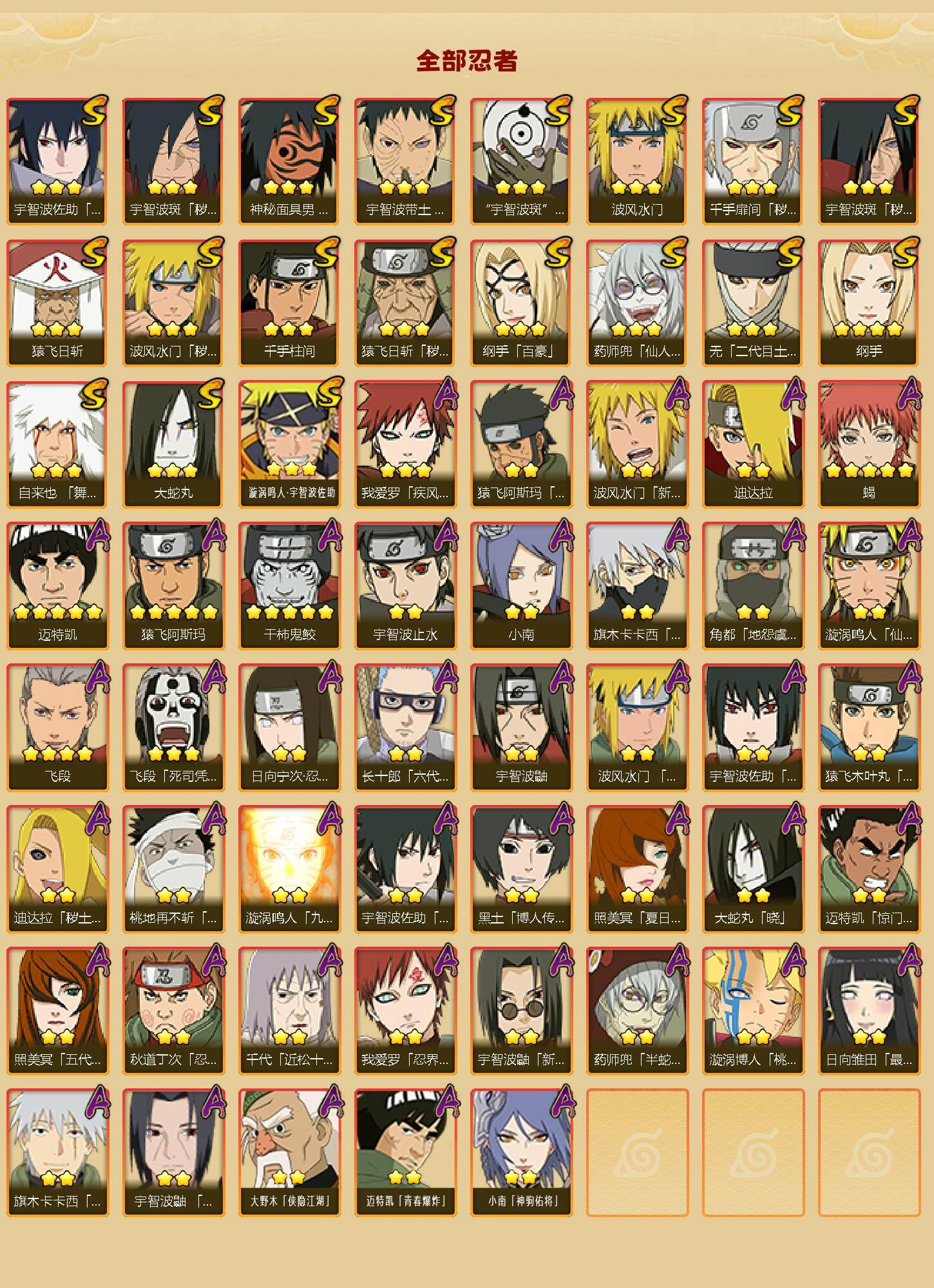 HYLX425527火影忍者账号详情图2 HYLX425527火影忍者账号详情图2