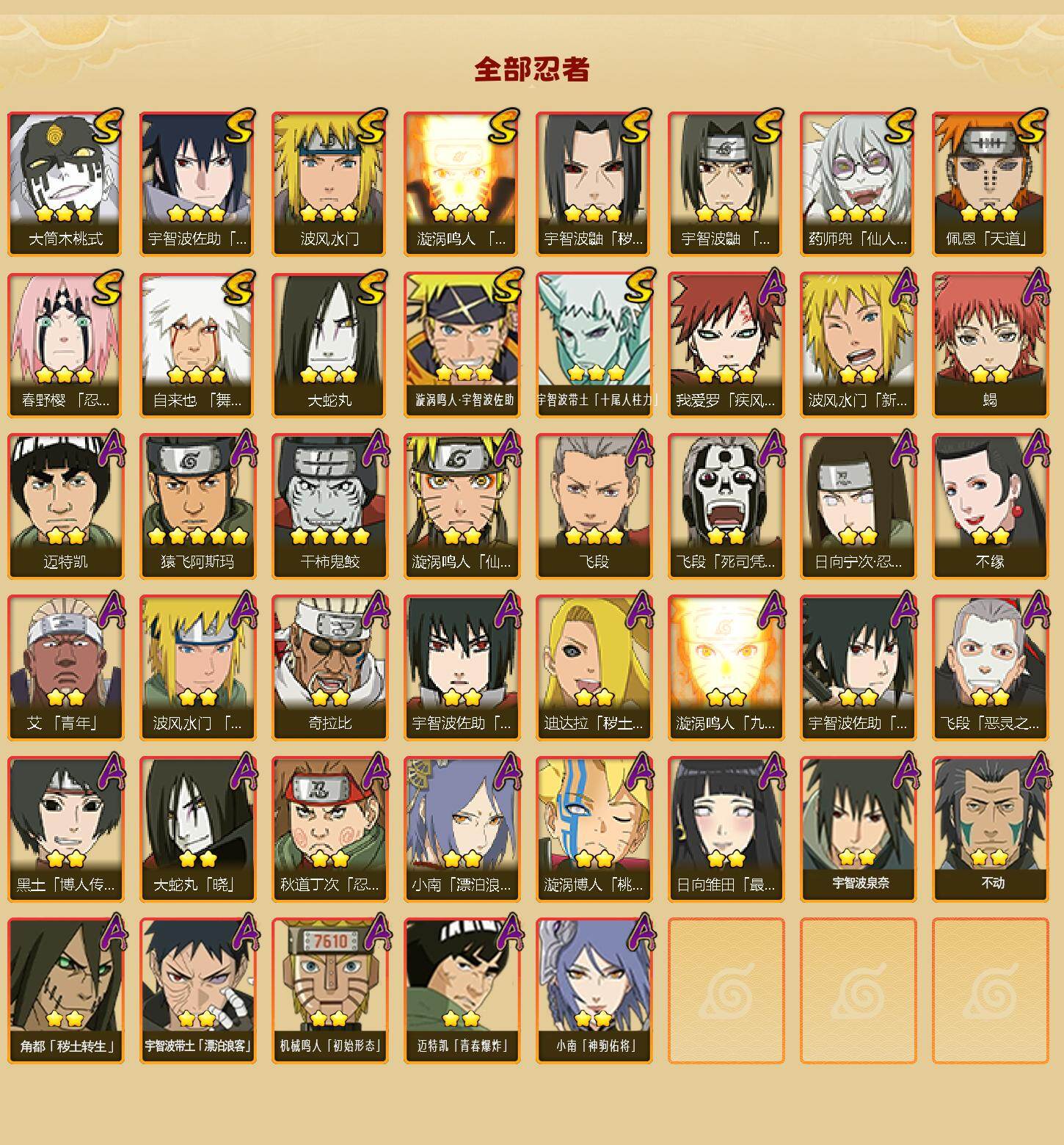 HYLX425539火影忍者账号详情图2 HYLX425539火影忍者账号详情图2