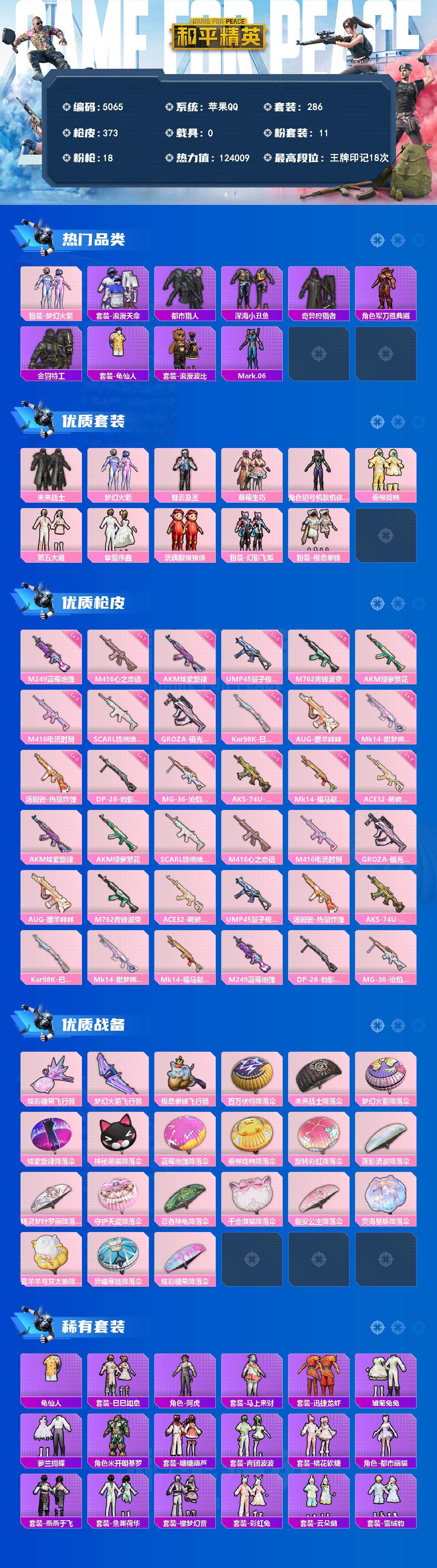 HPLX4153623和平精英账号详情图2