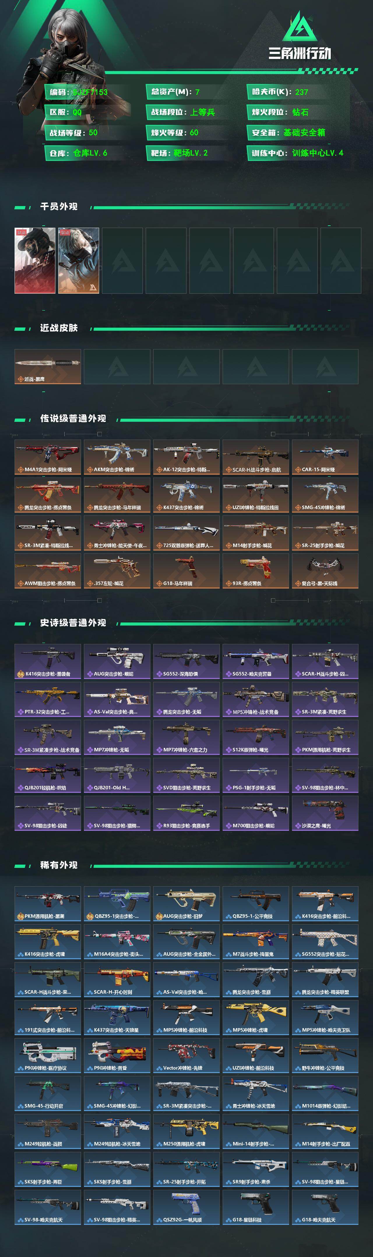 SJZEY486742三角洲行动账号详情图2