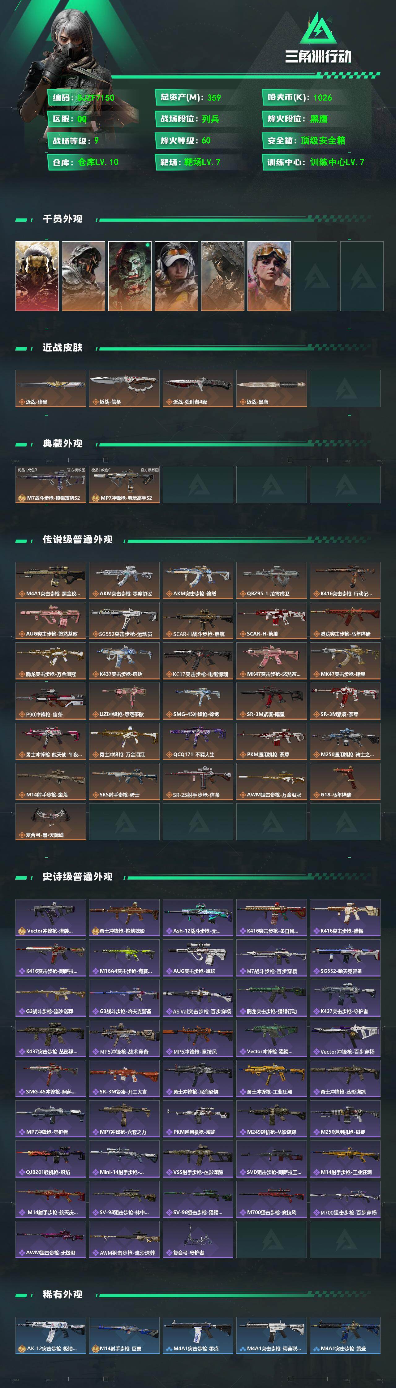 SJZEY485547三角洲行动账号详情图2