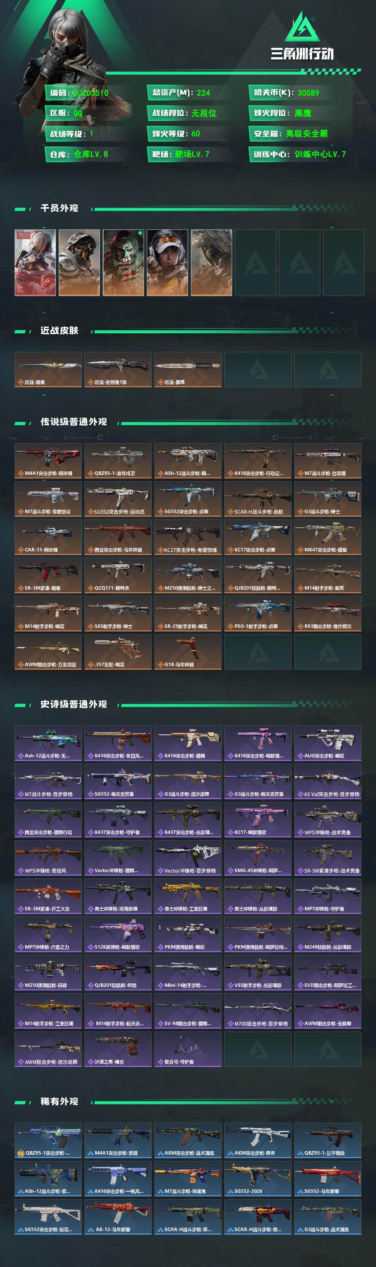 SJZQM485545三角洲行动账号详情图3 SJZQM485545三角洲行动账号详情图3