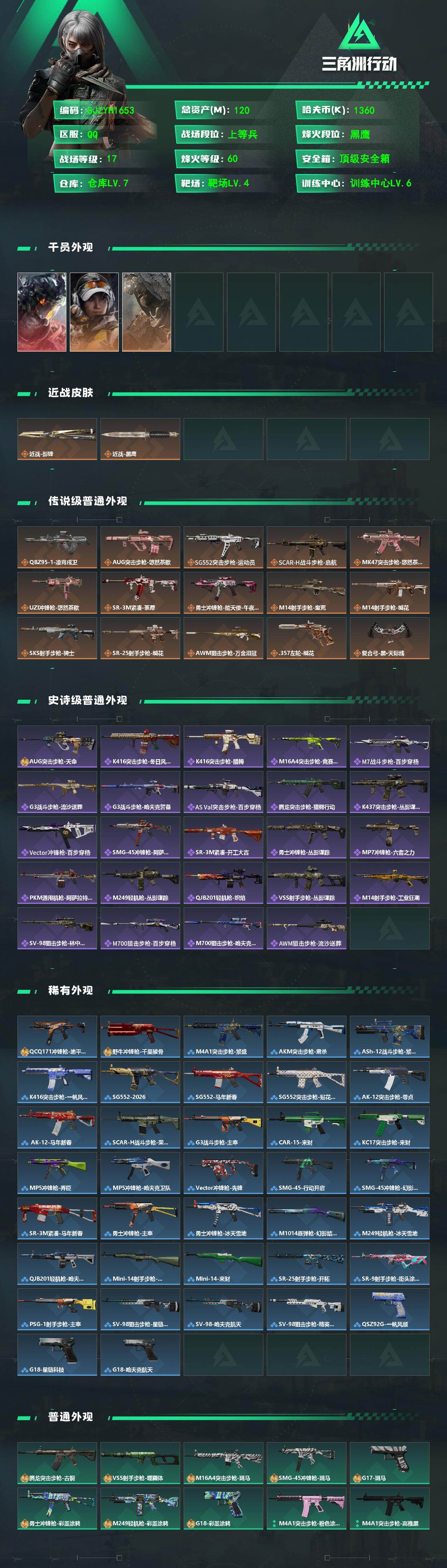 SJZQM485721三角洲行动账号详情图3 SJZQM485721三角洲行动账号详情图3