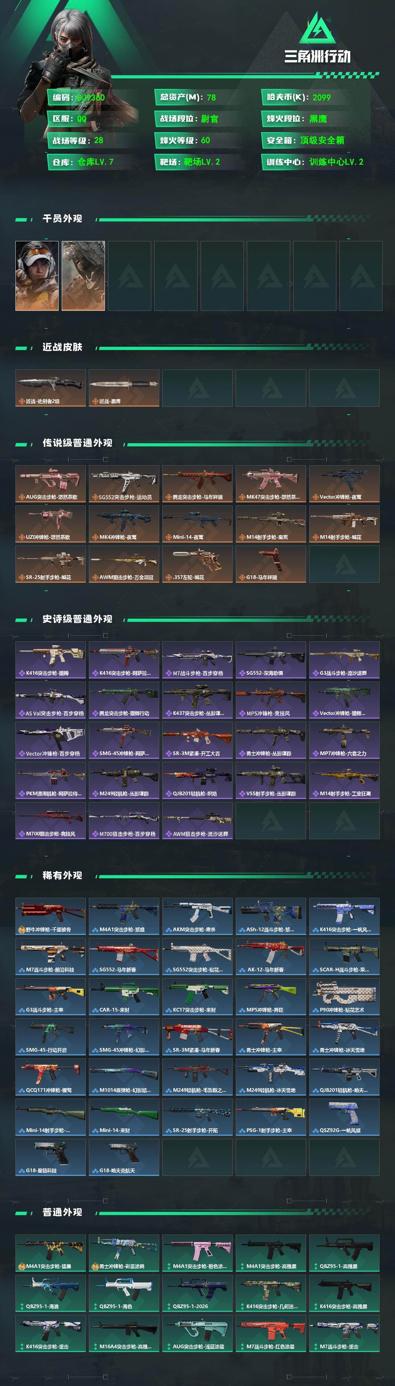 SJZEY485711三角洲行动账号详情图2