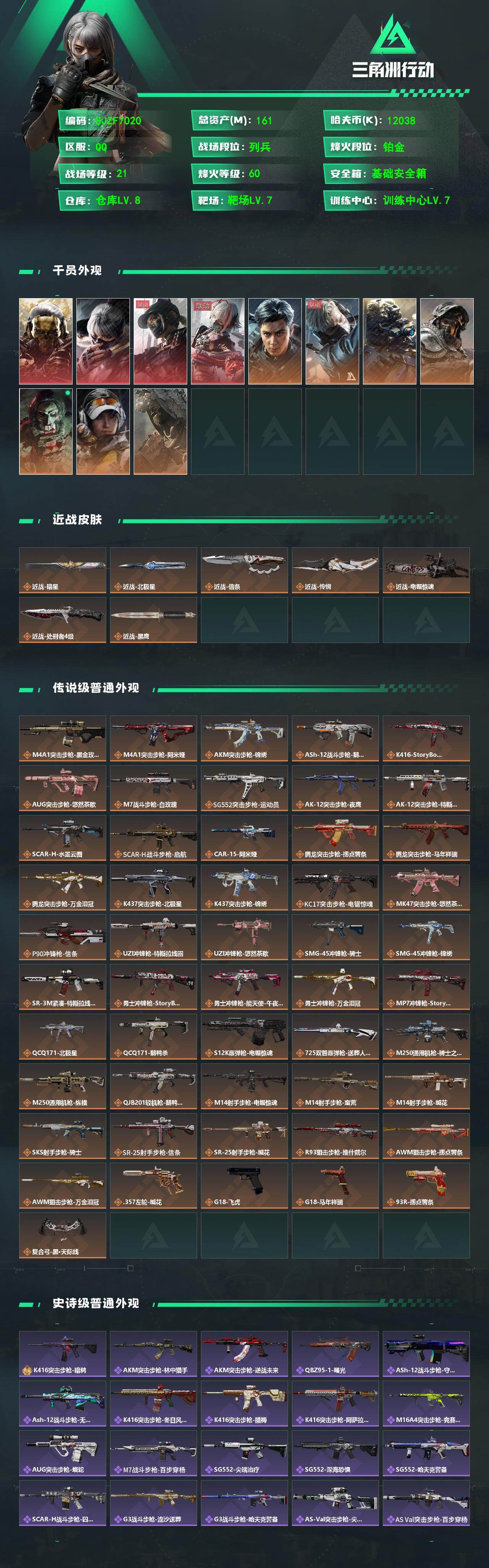 SJZEY485904三角洲行动账号详情图2