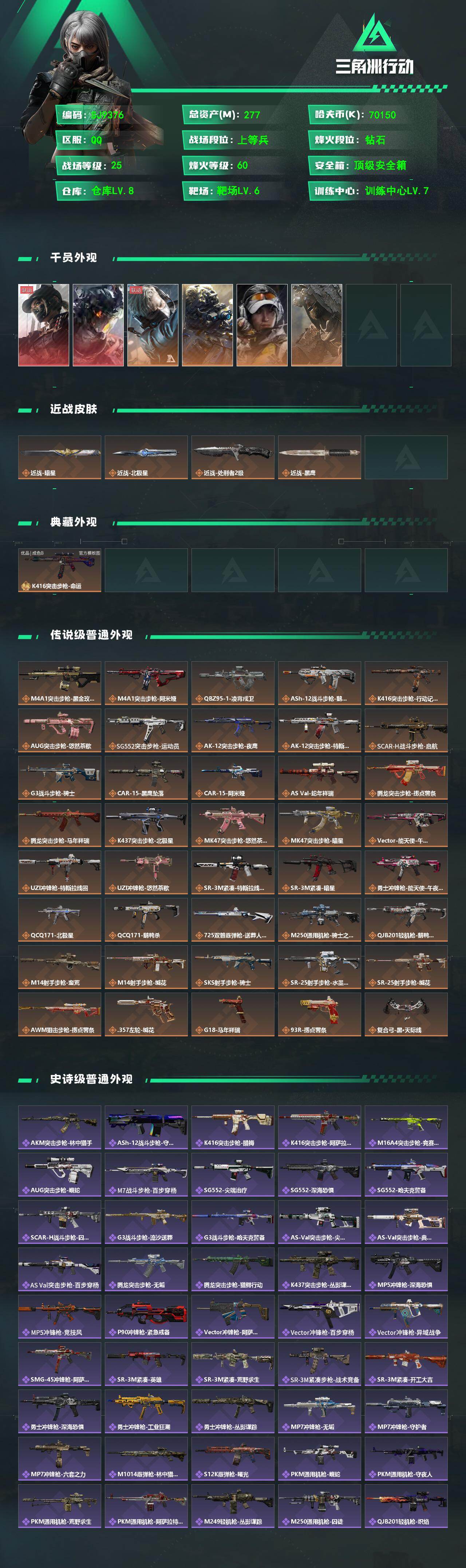 SJZEY486121三角洲行动账号详情图2