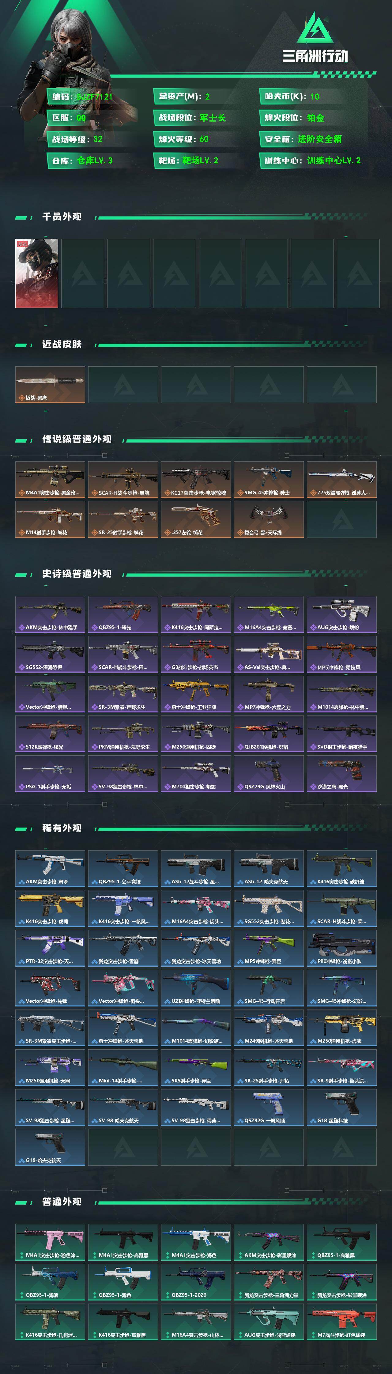 SJZEY484685三角洲行动账号详情图2