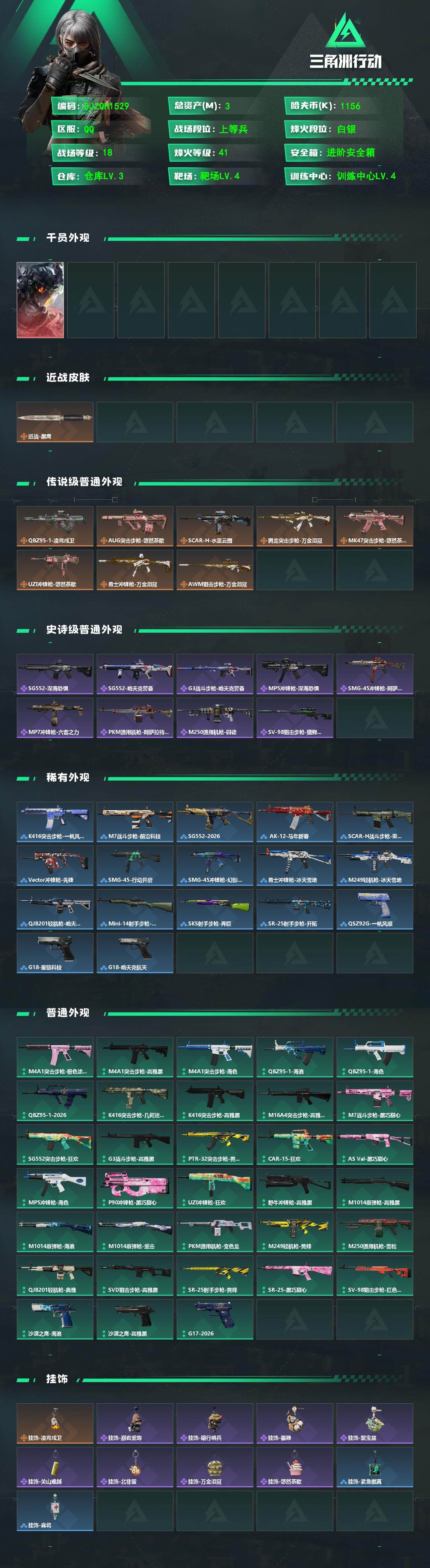 SJZEY484726三角洲行动账号详情图2