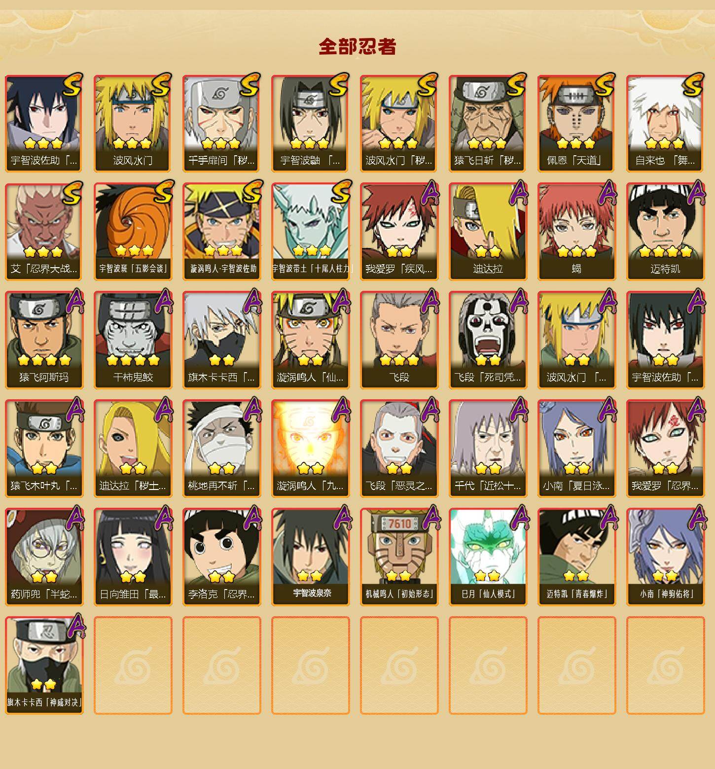 HYLX425506火影忍者账号详情图2 HYLX425506火影忍者账号详情图2