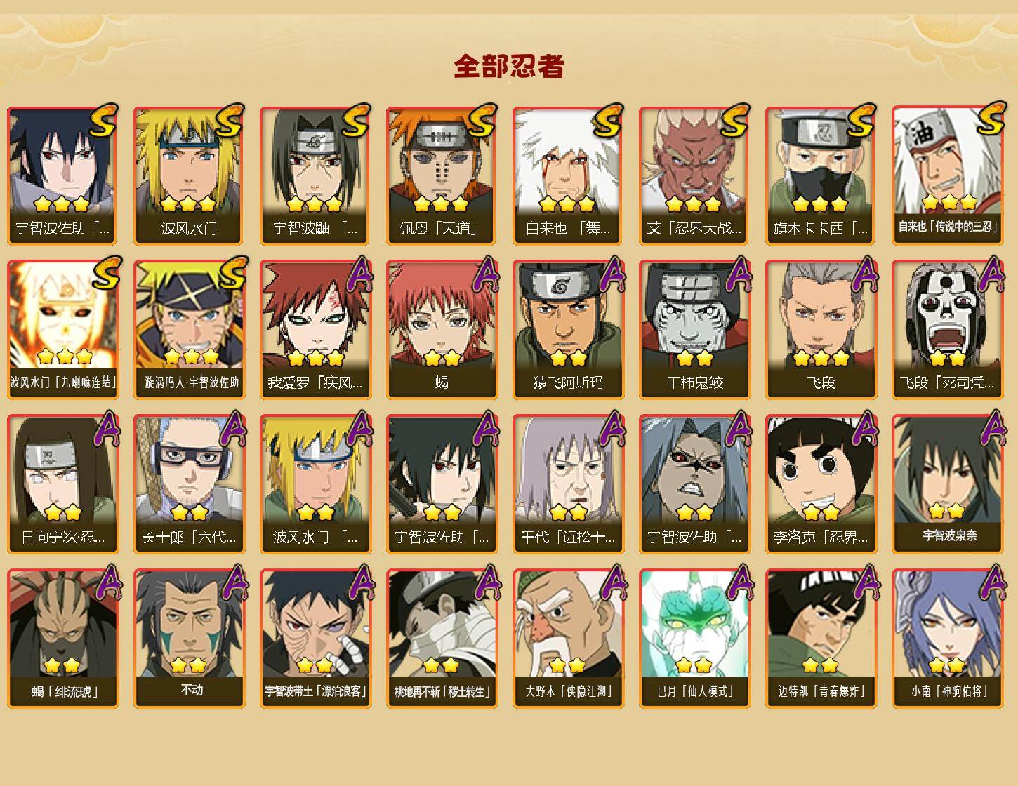 HYLX425534火影忍者账号详情图2