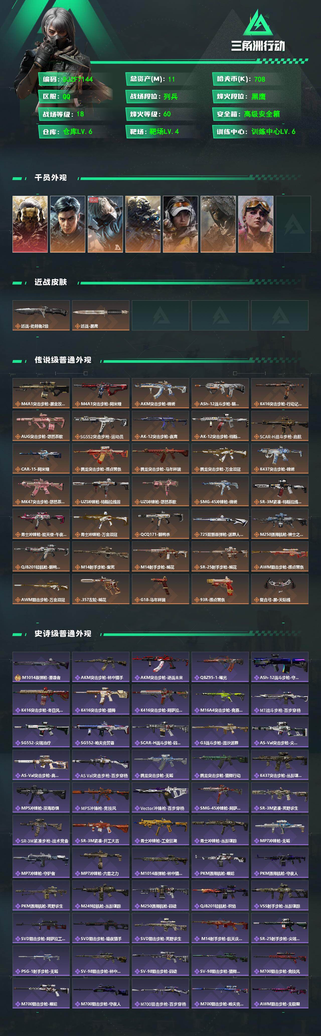 SJZEY485380三角洲行动账号详情图2