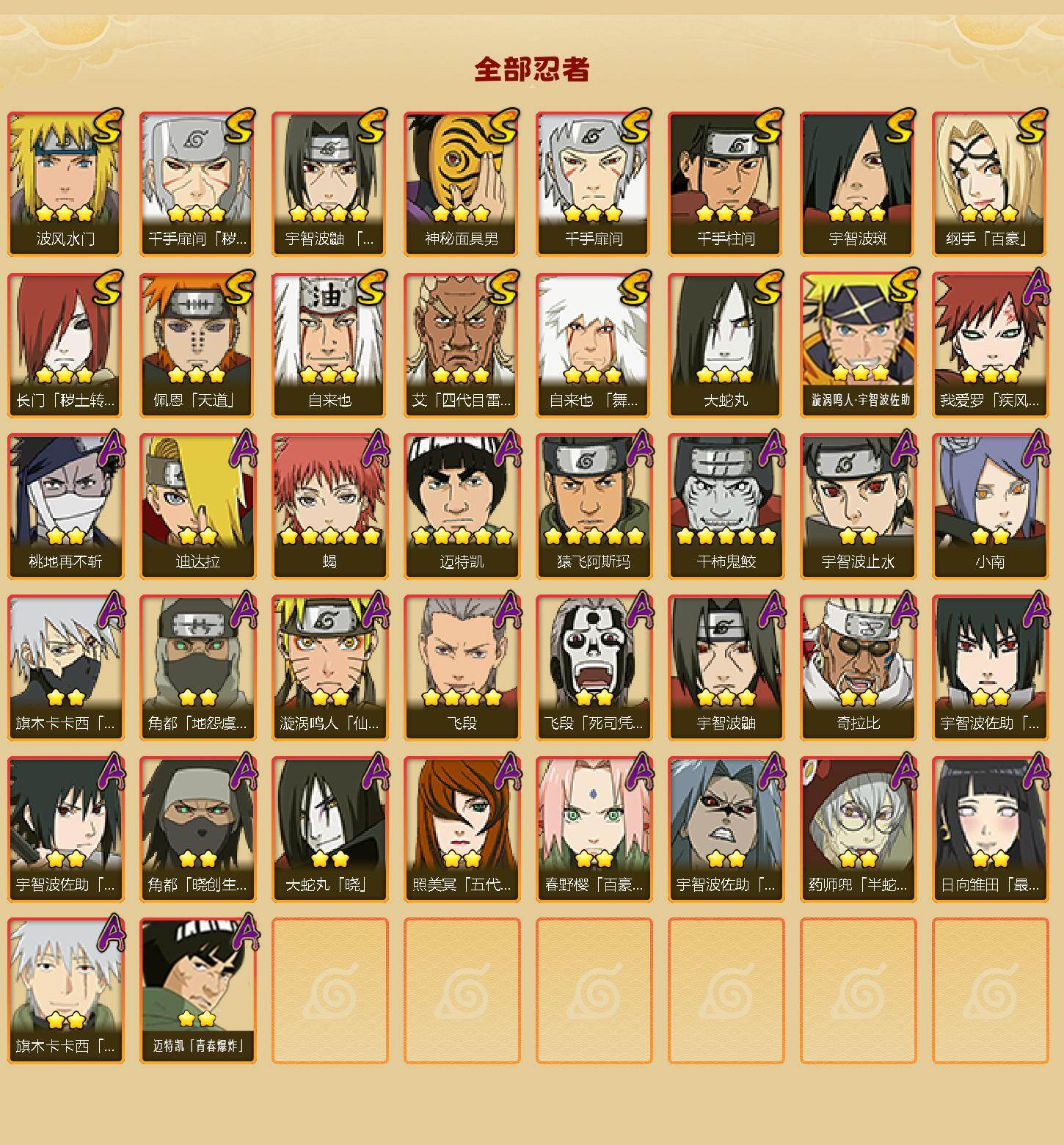 HYLFY425797火影忍者账号详情图2 HYLFY425797火影忍者账号详情图2