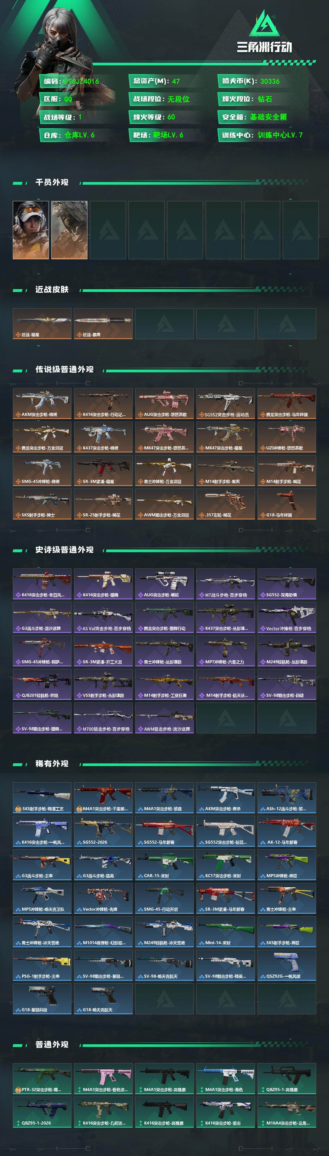 SJZQM485557三角洲行动账号详情图3 SJZQM485557三角洲行动账号详情图3