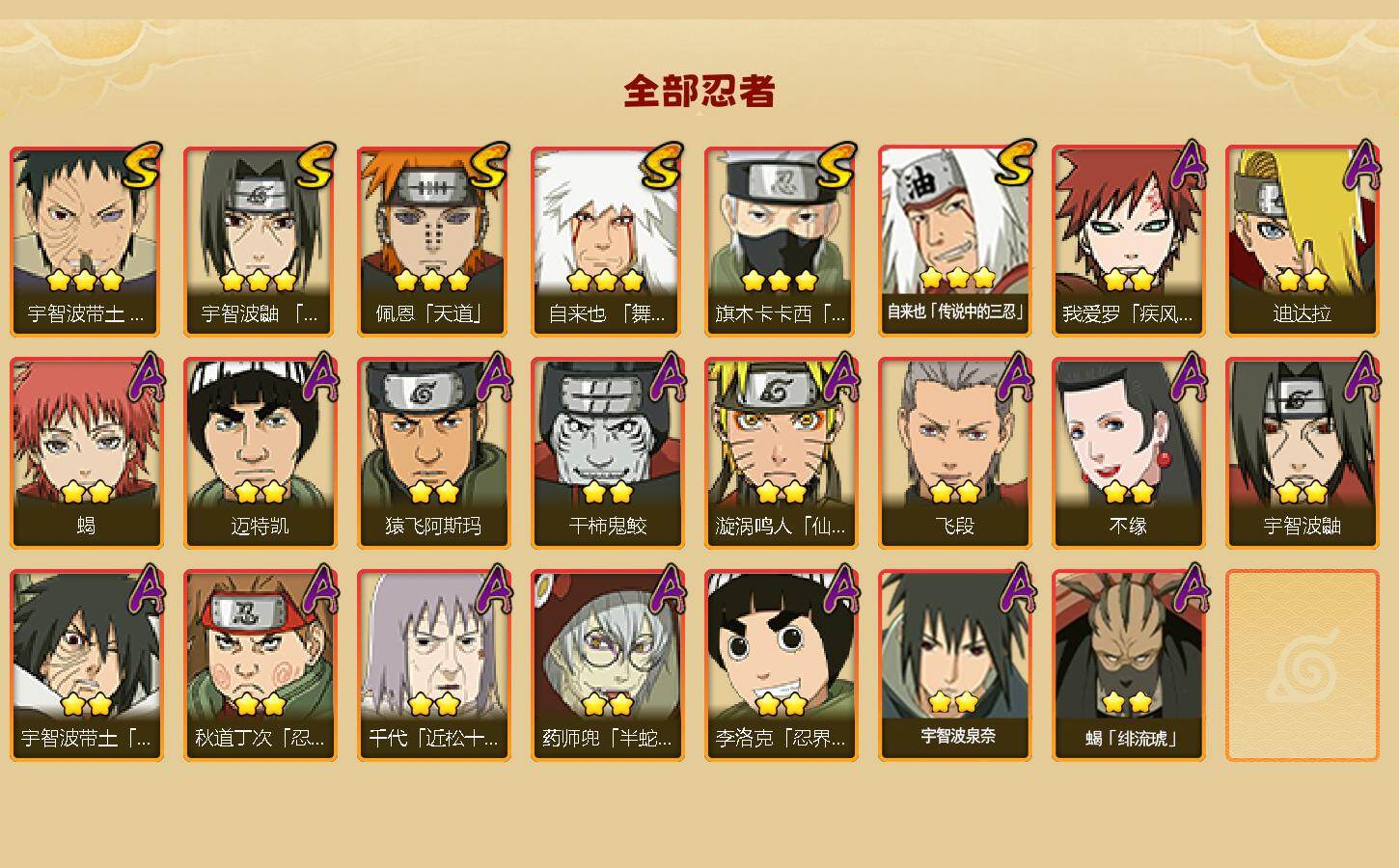 HYEY424754火影忍者账号详情图2