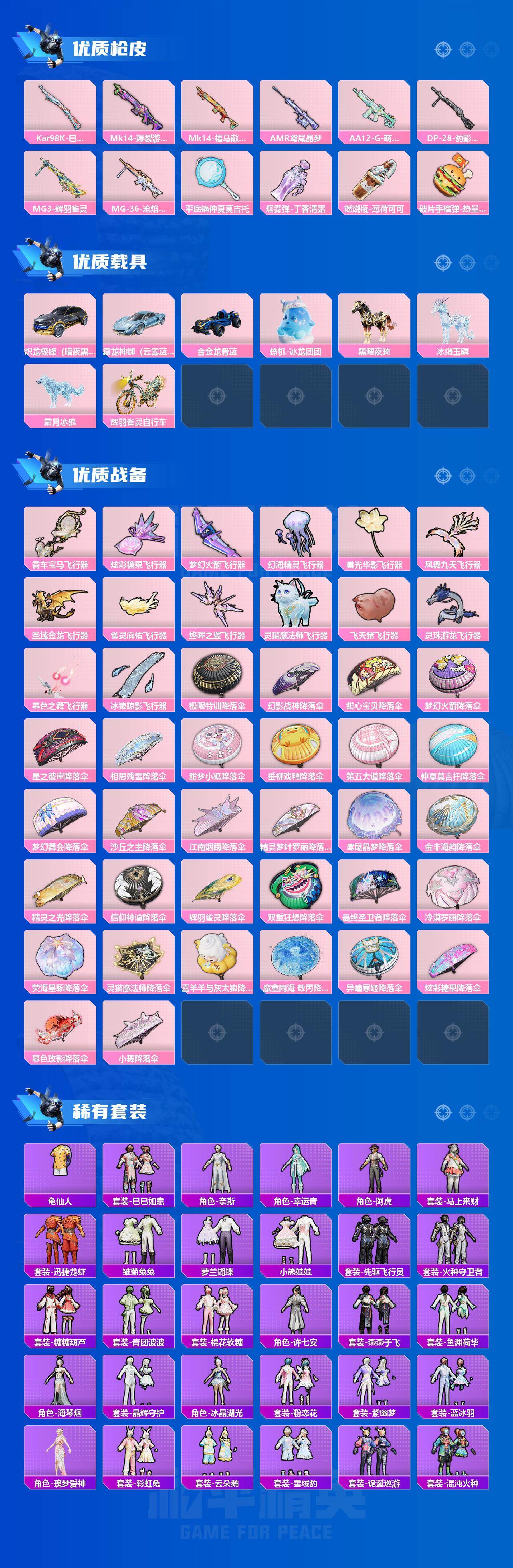 HPQM4153455和平精英账号详情图4