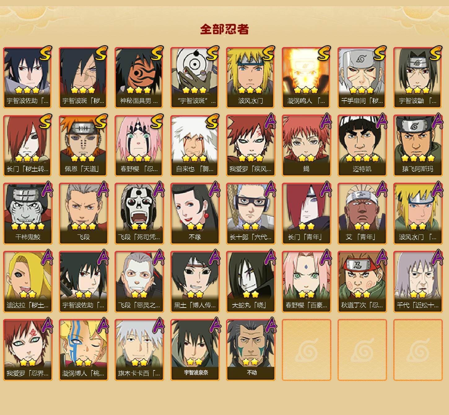 HYCMW425800火影忍者账号详情图2 HYCMW425800火影忍者账号详情图2