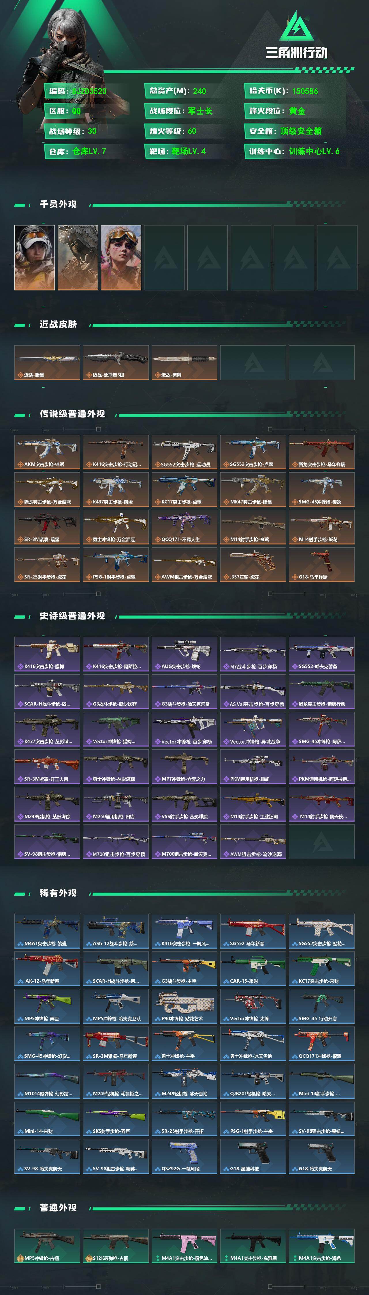 SJZEY485847三角洲行动账号详情图2