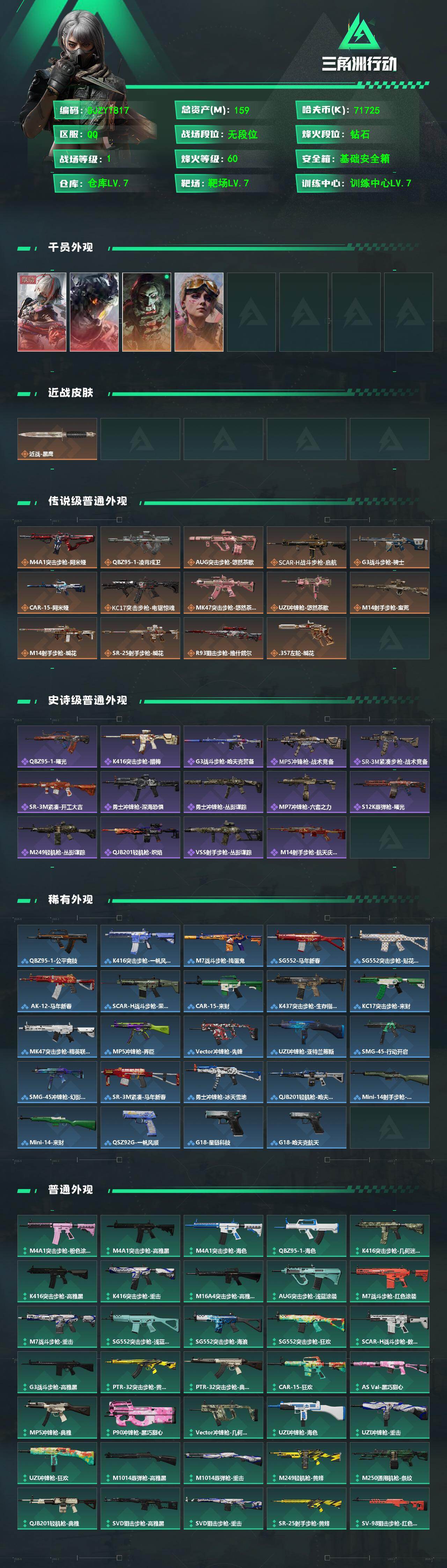 SJZQM485094三角洲行动账号详情图3