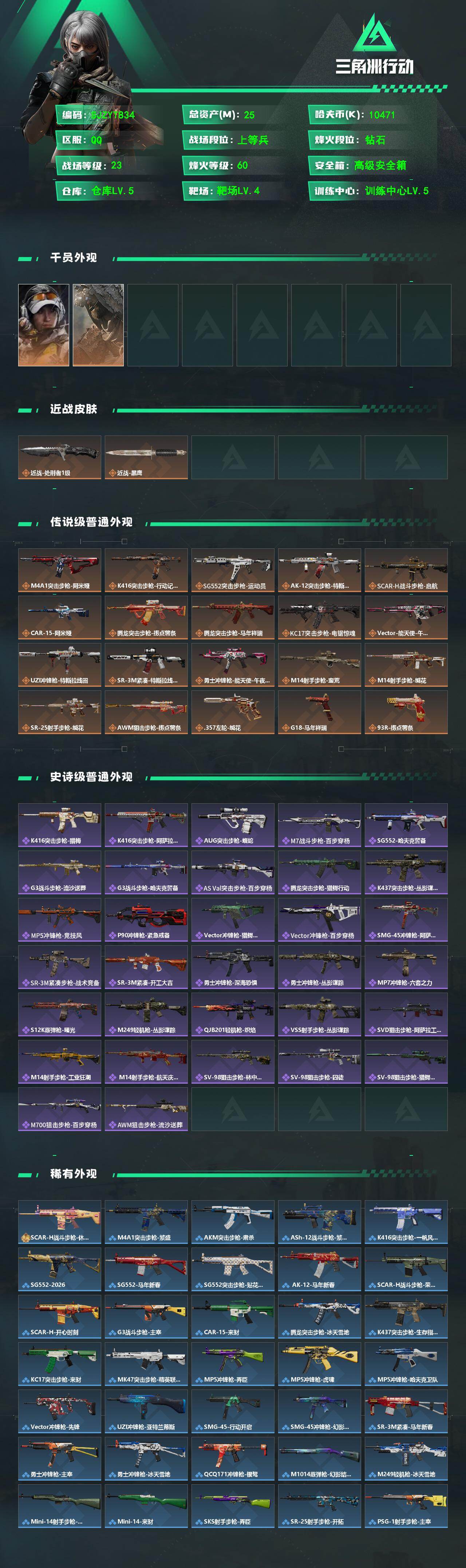 SJZEY485151三角洲行动账号详情图2