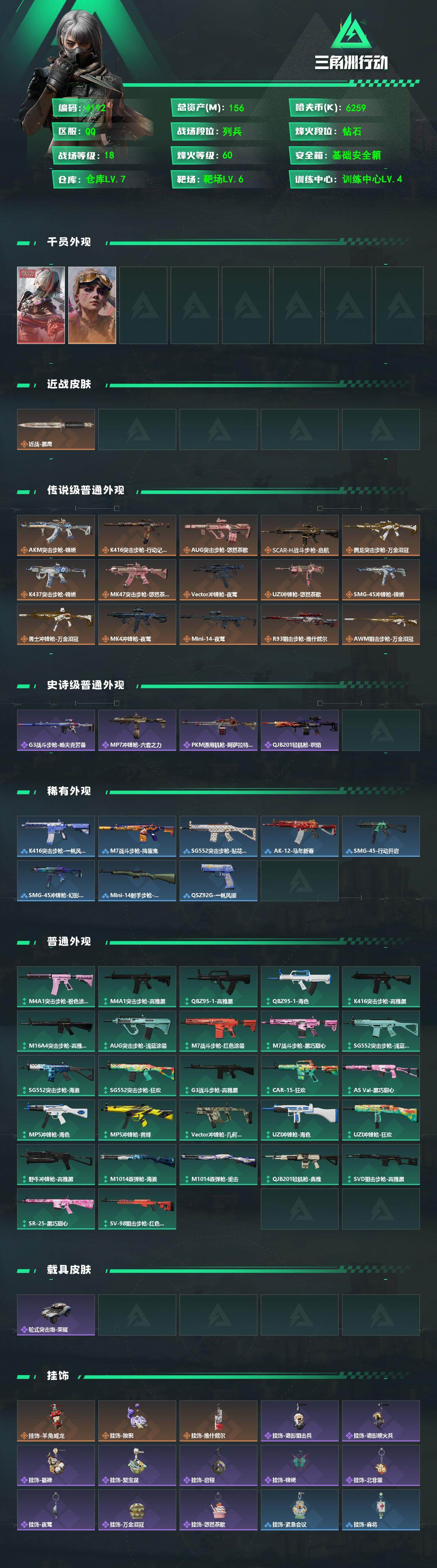 SJZPX490665三角洲行动账号详情图4