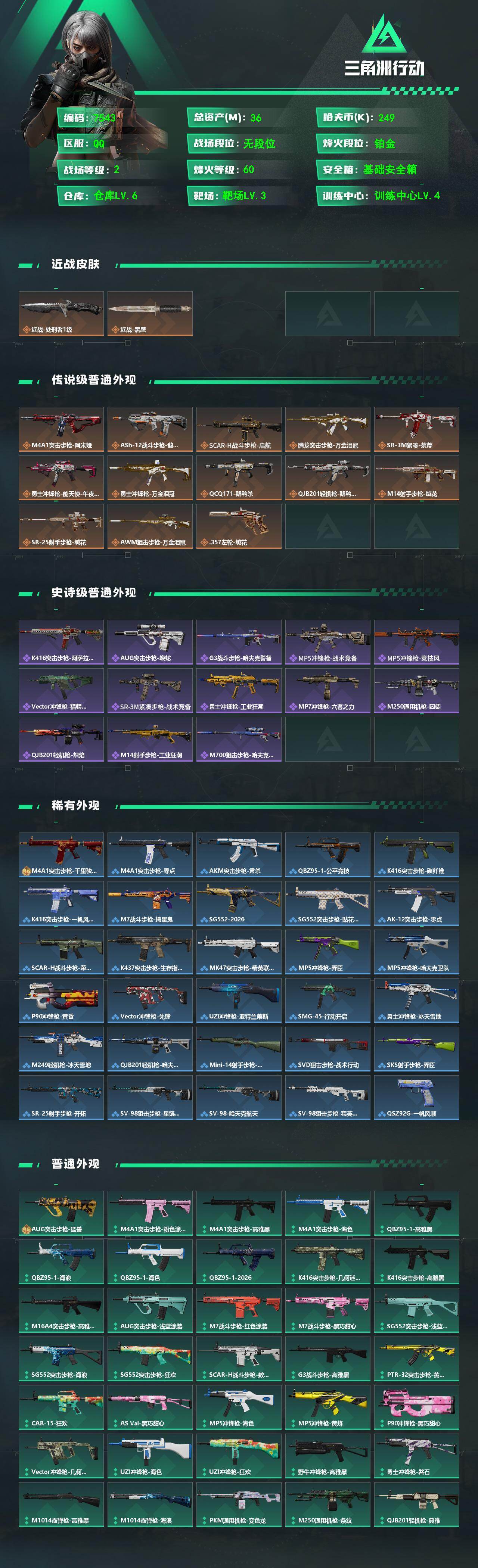 SJZCMW493971三角洲行动账号详情图2