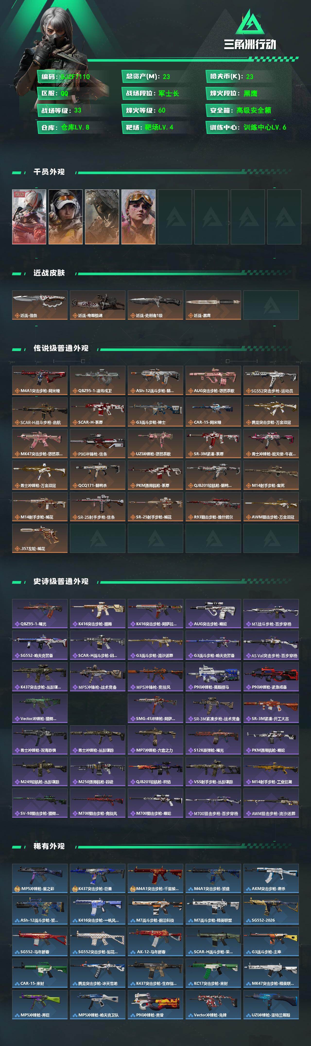 SJZEY485383三角洲行动账号详情图2