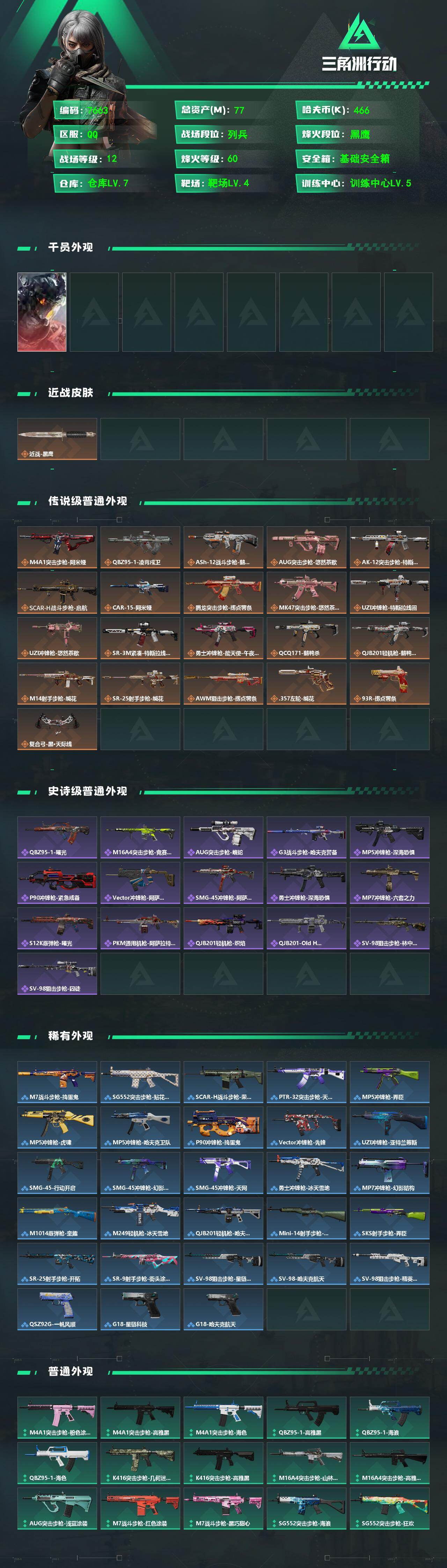 SJZCMW494041三角洲行动账号详情图2