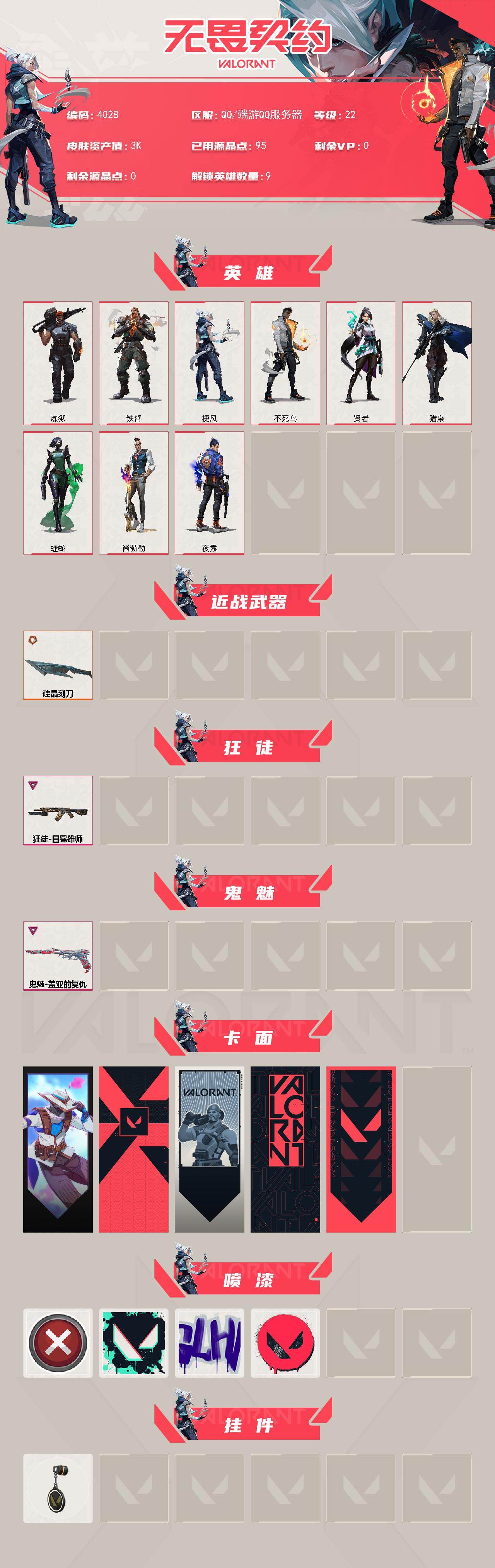 WWQXL426646无畏契约账号详情图2