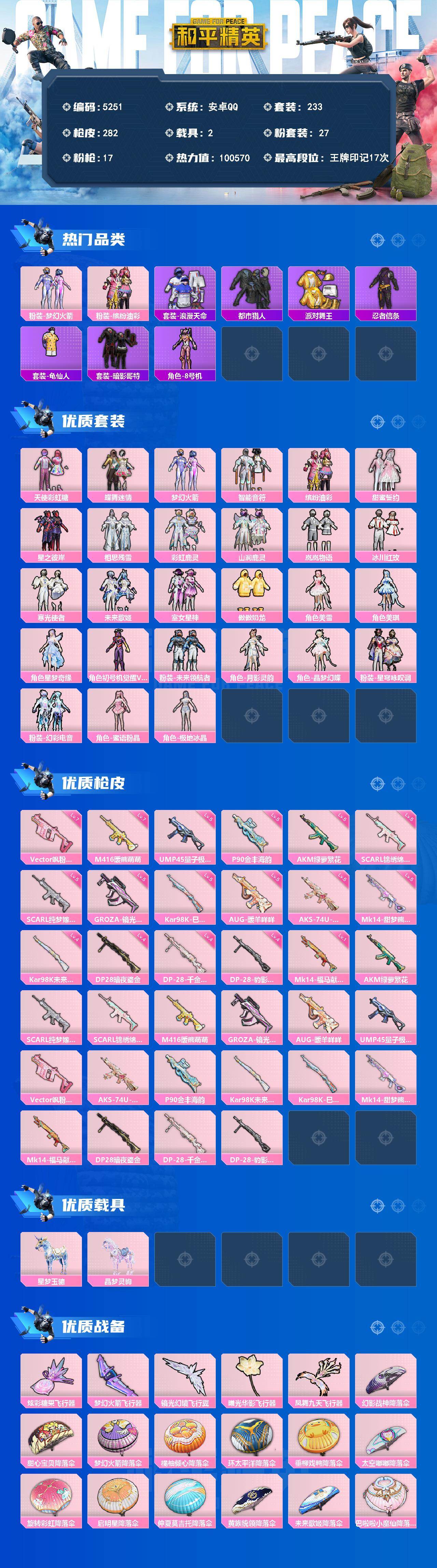 HPLX4154359和平精英账号详情图2