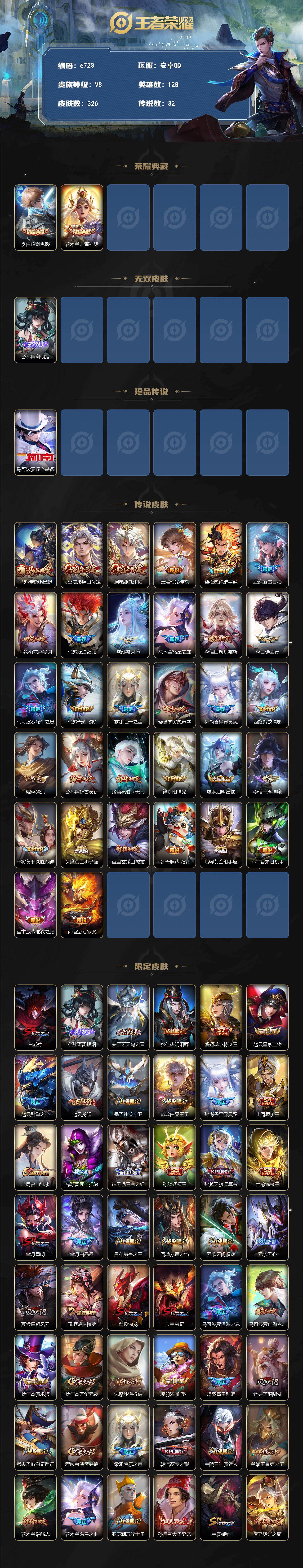 WZLX4275262王者荣耀账号详情图2