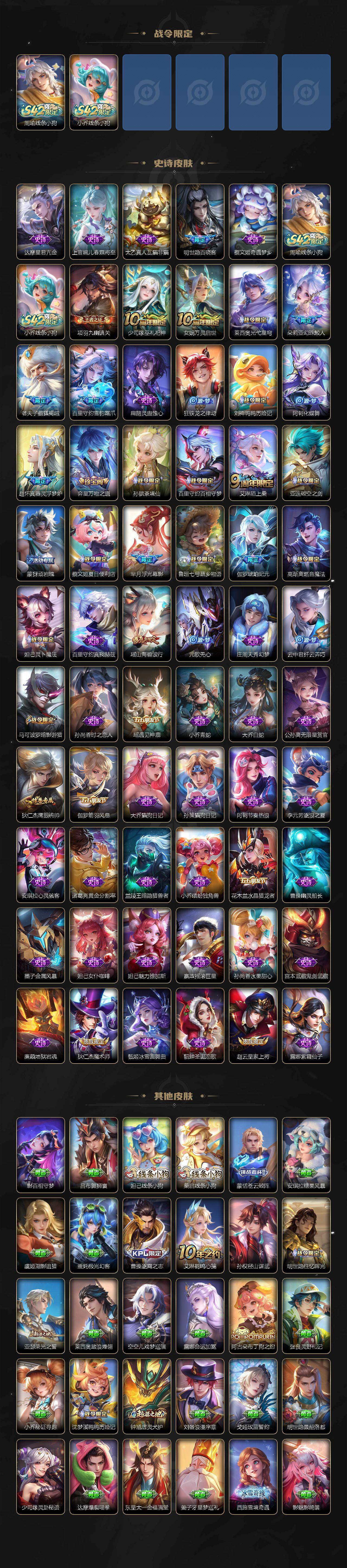 WZXS4276836王者荣耀账号详情图3