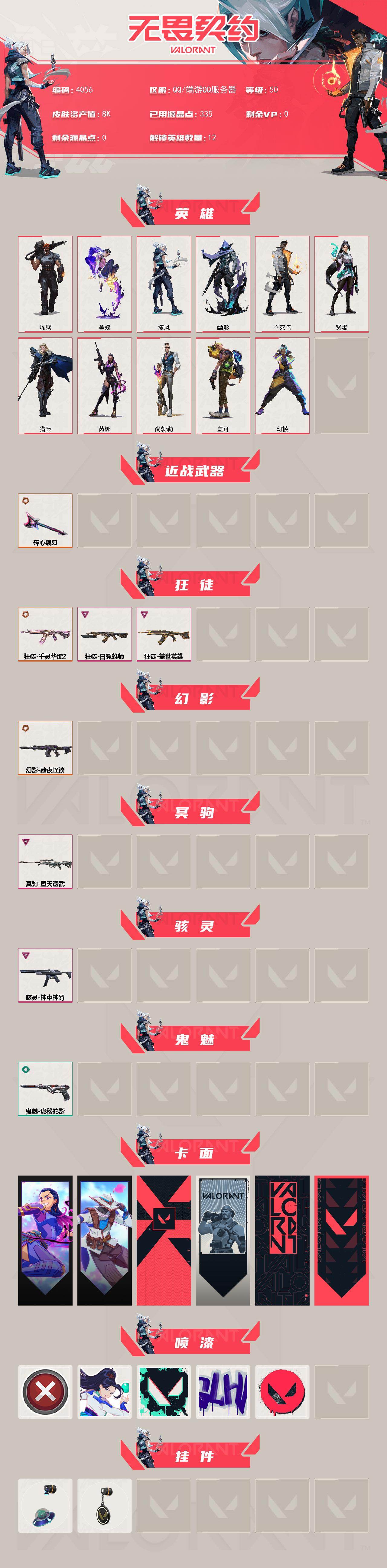 WWQXL426696无畏契约账号详情图2