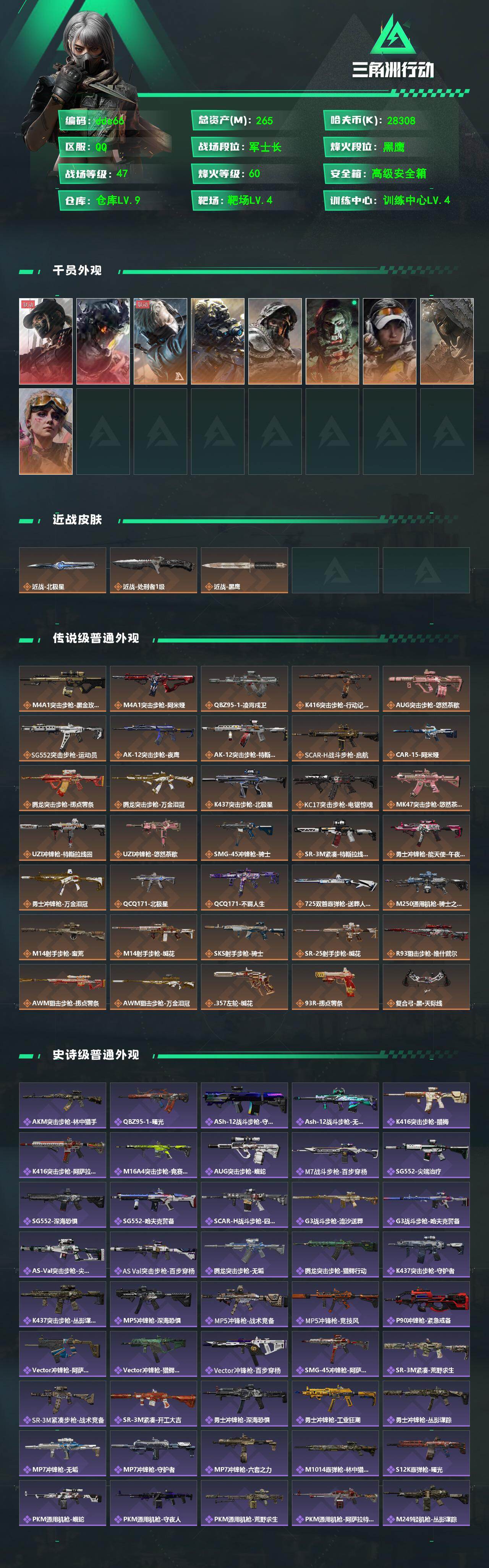 SJZCMW495409三角洲行动账号详情图2