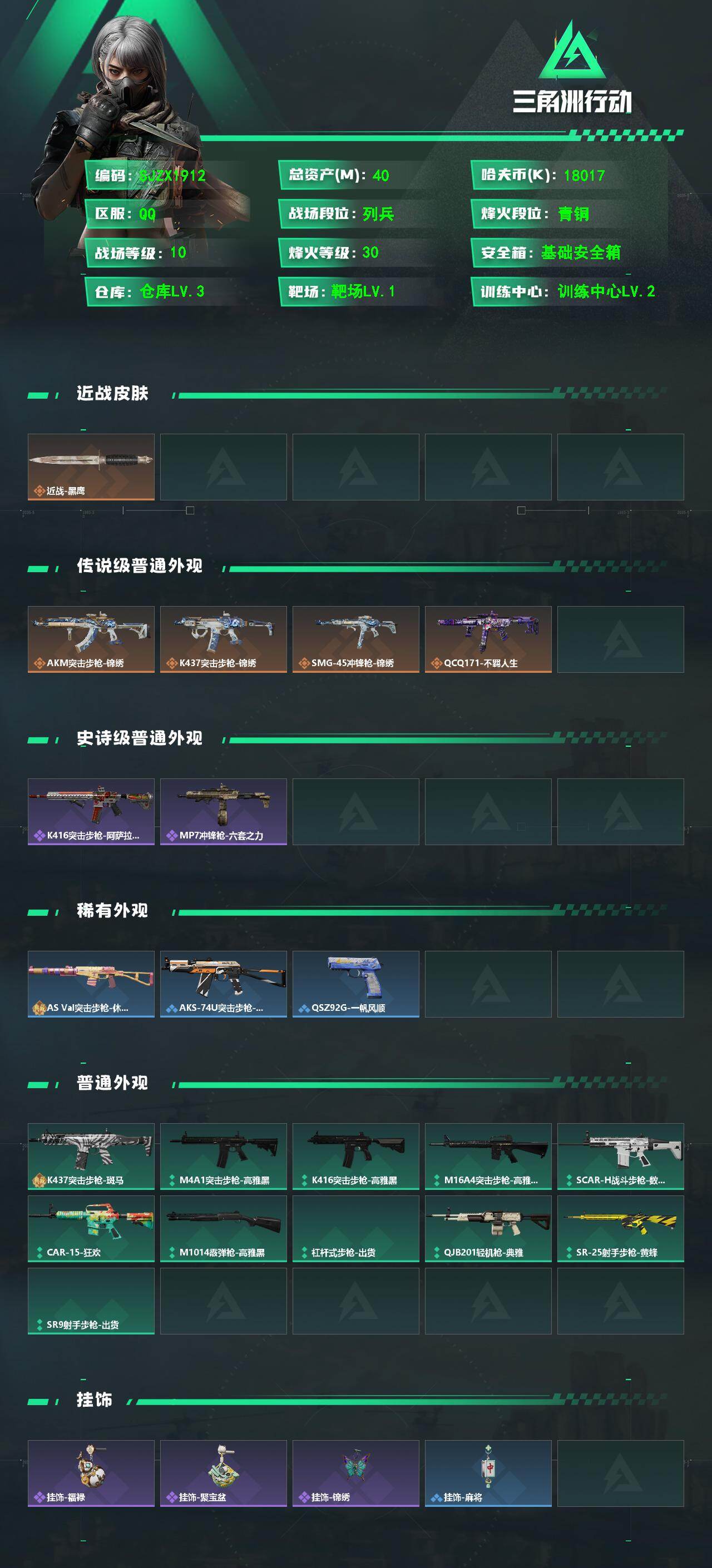 SJZEY488645三角洲行动账号详情图2