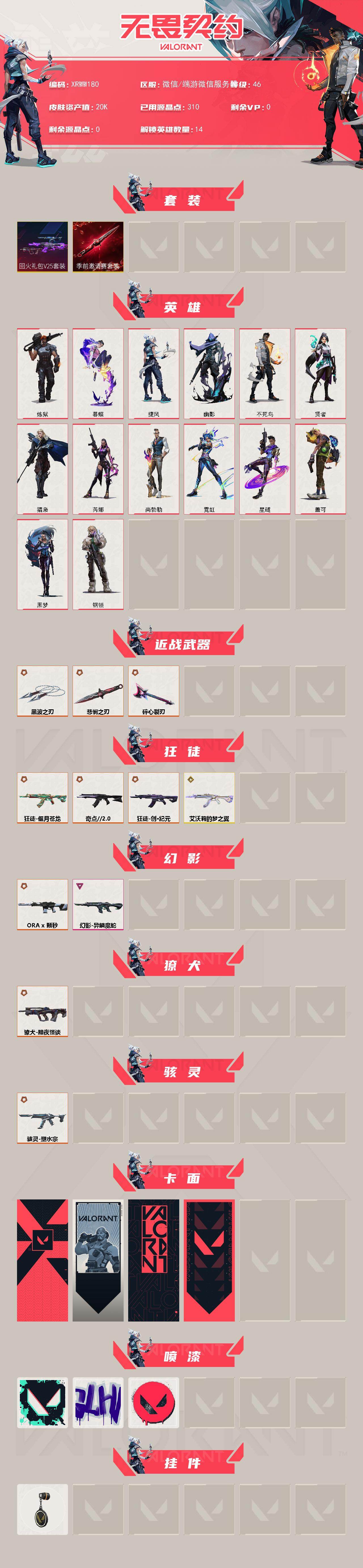 WWQJM432964无畏契约账号详情图2