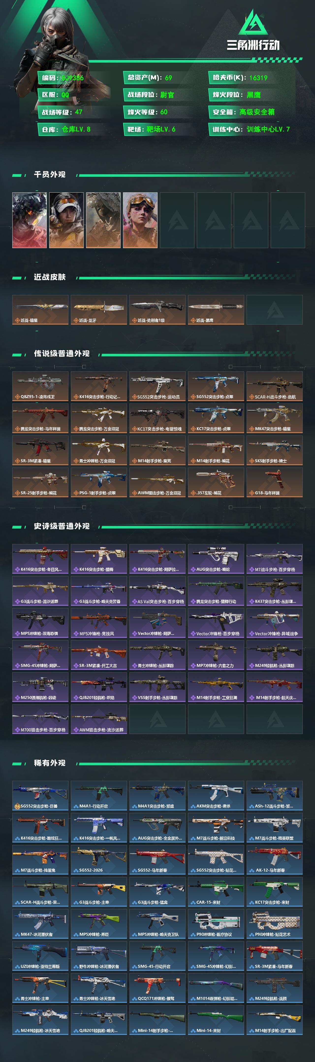 SJZQM486651三角洲行动账号详情图3