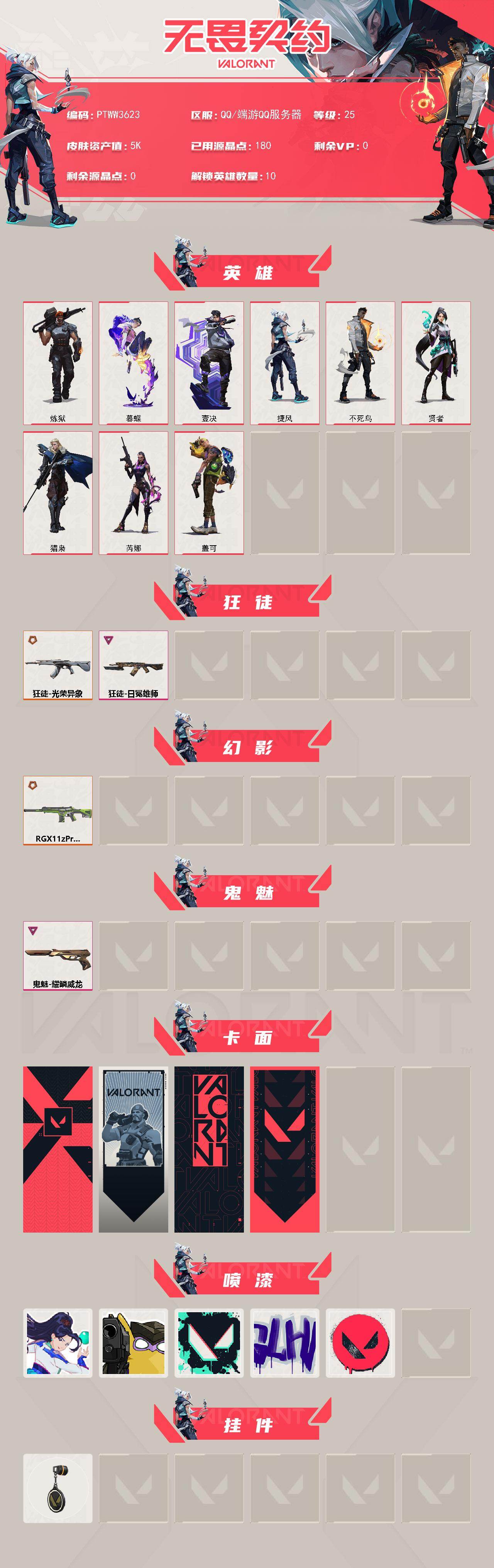 WWQQM426917无畏契约账号详情图3