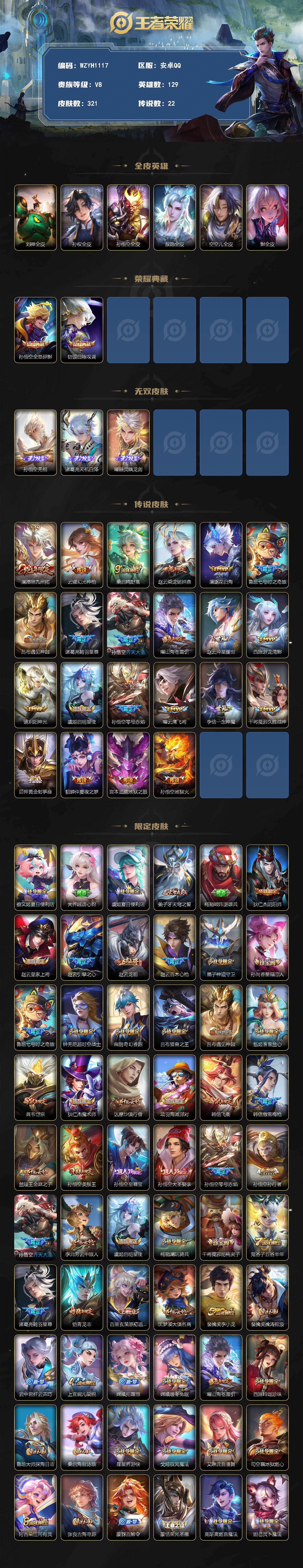 WZEY4277077王者荣耀账号详情图2