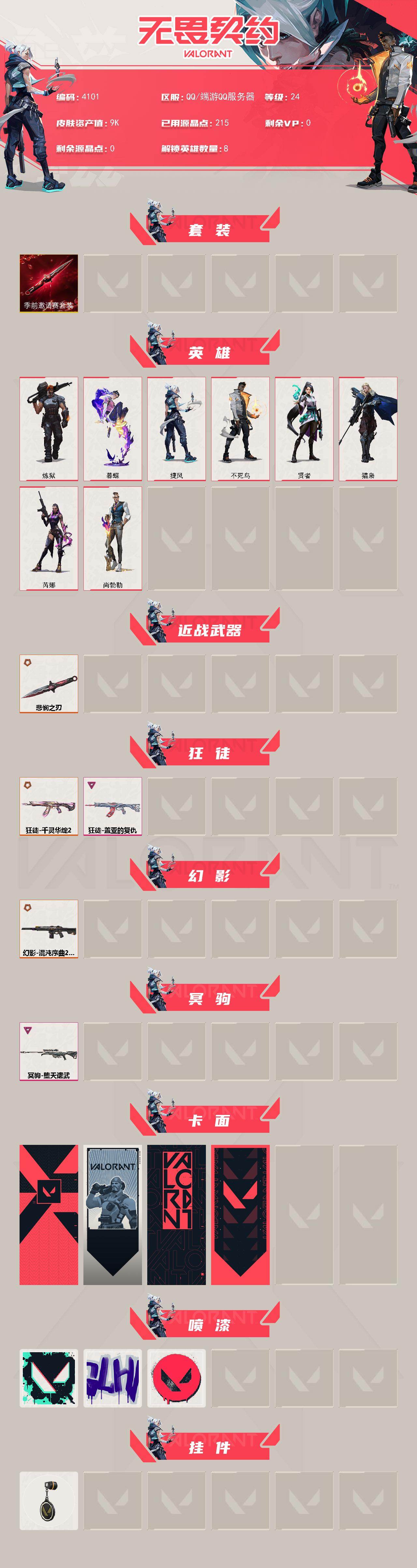 WWQXL427061无畏契约账号详情图2