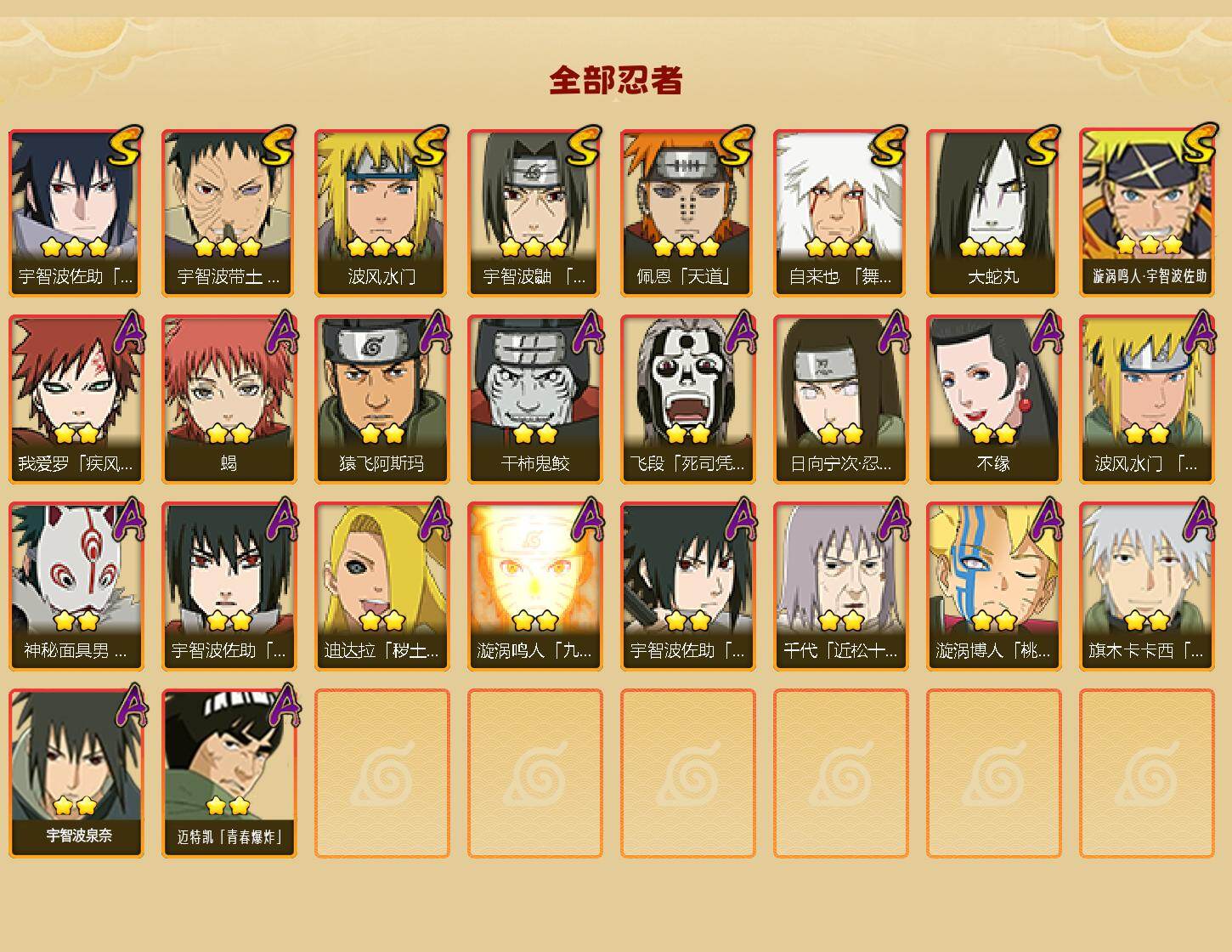 HYEY426624火影忍者账号详情图2