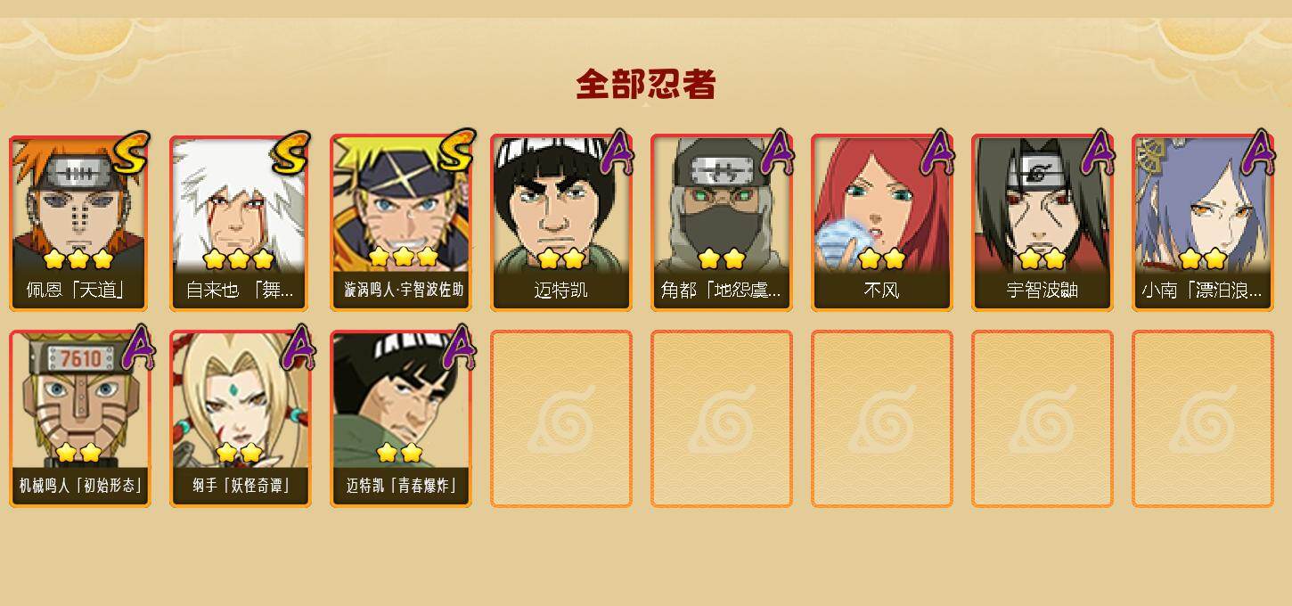 HYCMW426696火影忍者账号详情图2