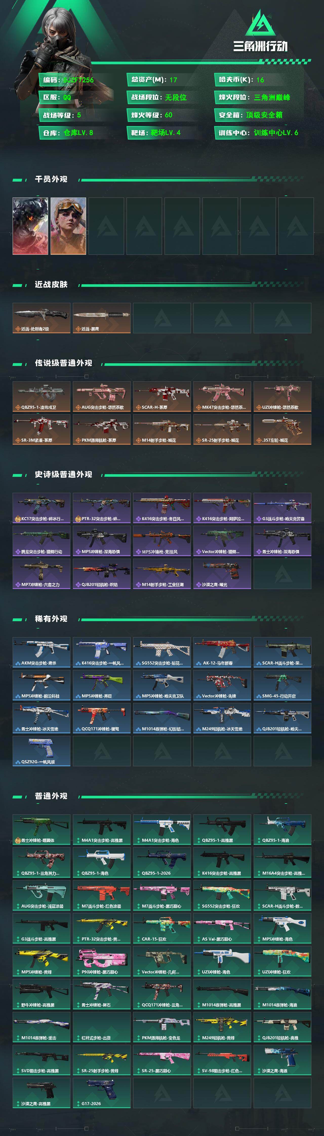 SJZEY487669三角洲行动账号详情图2