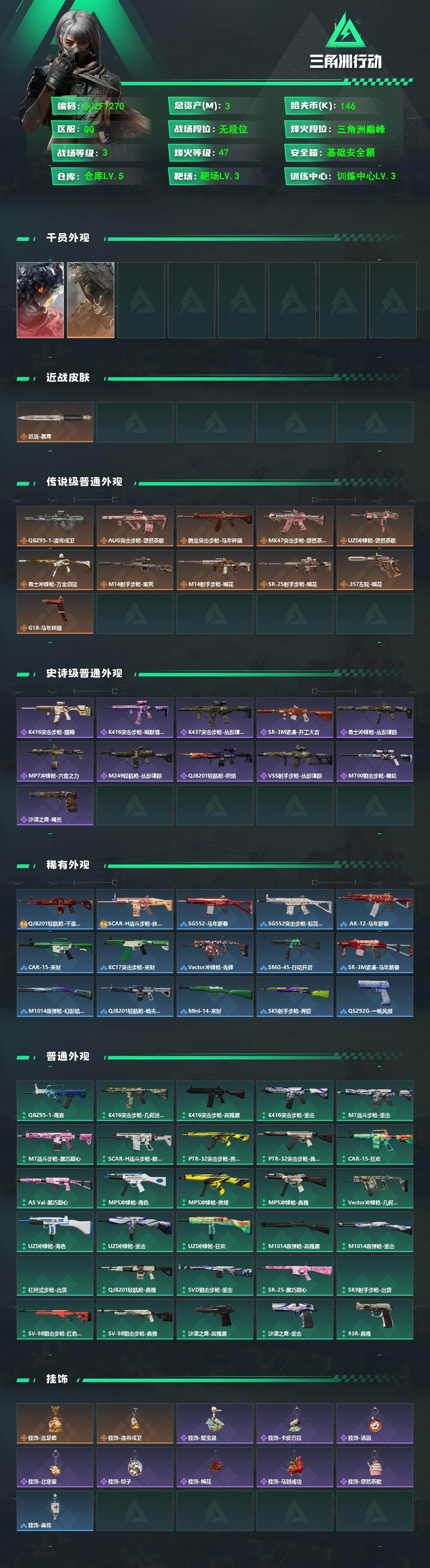 SJZEY487709三角洲行动账号详情图2