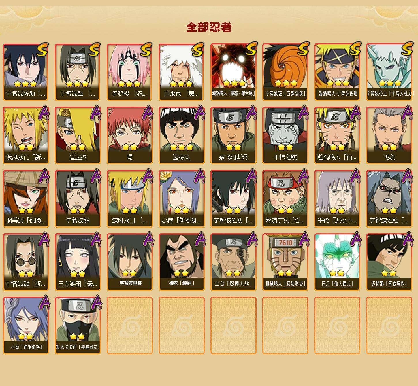 HYJM426560火影忍者账号详情图2