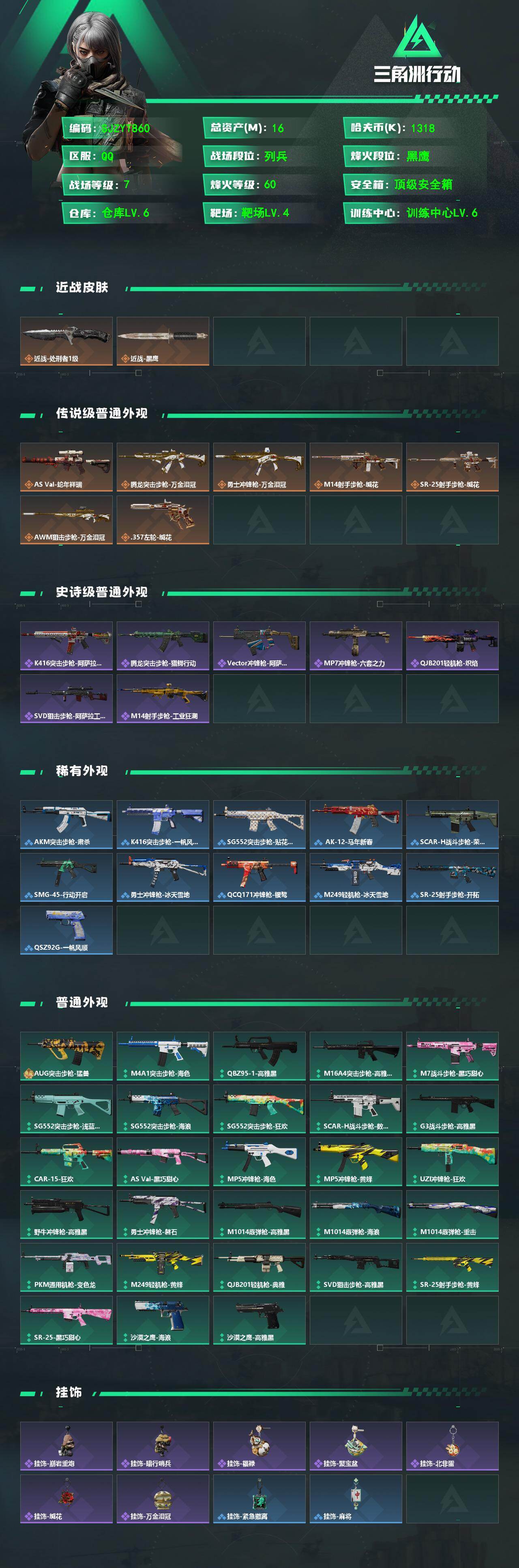 SJZEY487395三角洲行动账号详情图2