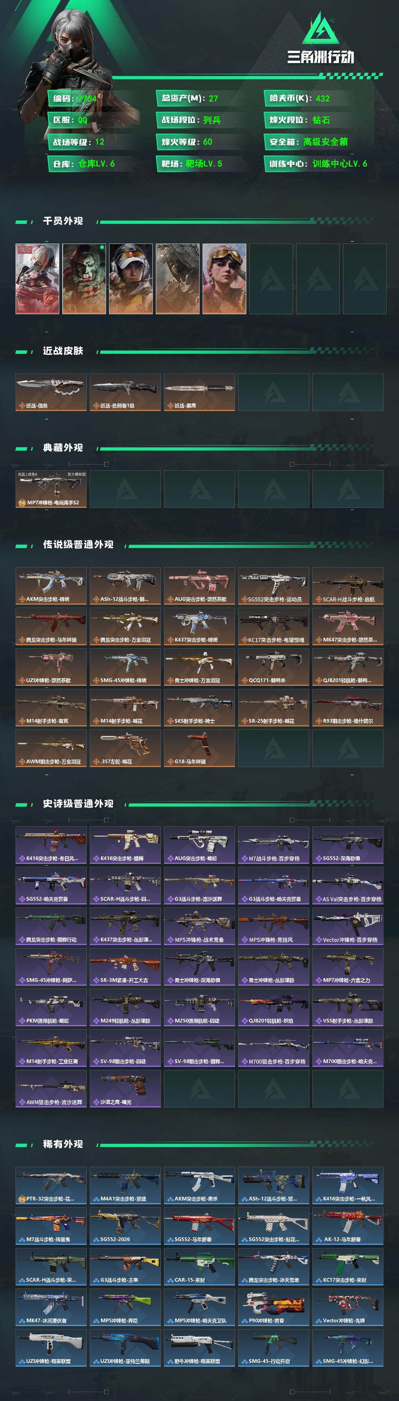 SJZCMW496413三角洲行动账号详情图2