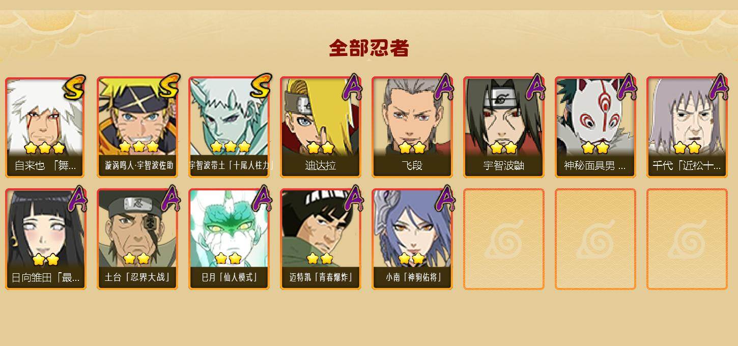 HYEY426620火影忍者账号详情图2