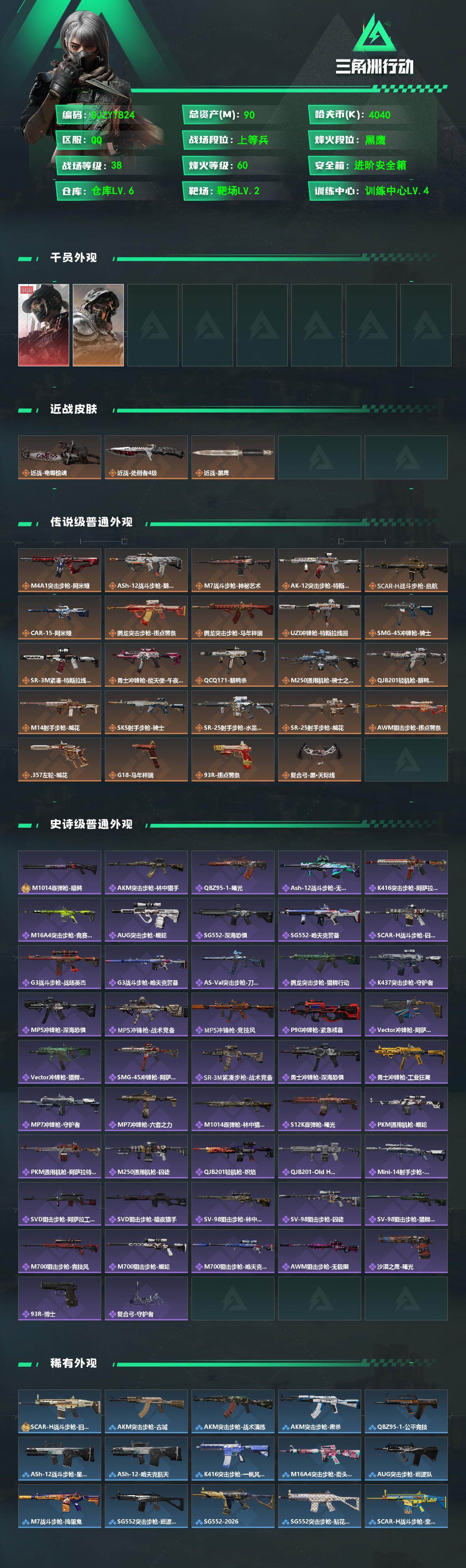 SJZEY488075三角洲行动账号详情图2