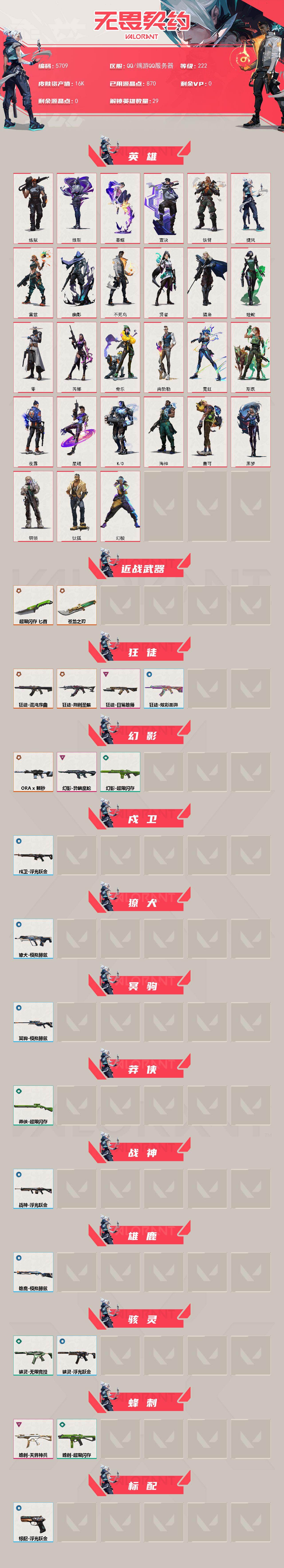 WWQLX427428无畏契约账号详情图2