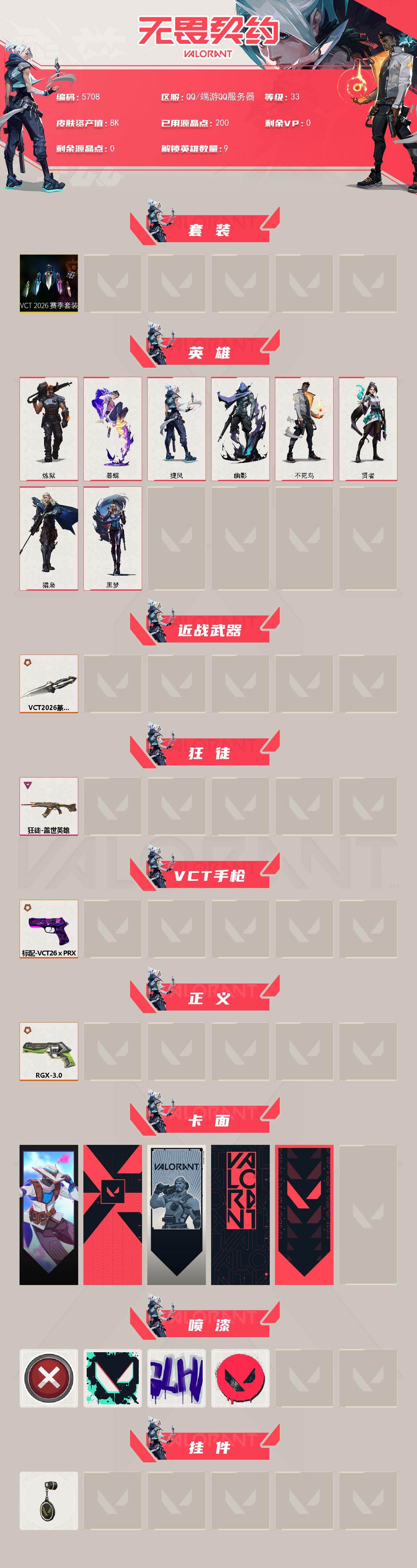 WWQLX427420无畏契约账号详情图2